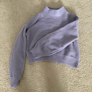 Lavender Hollister turtle neck sweater- XS